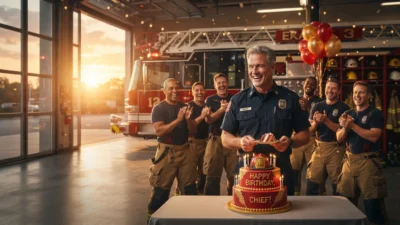 Happy Birthday Wishes to a Fireman